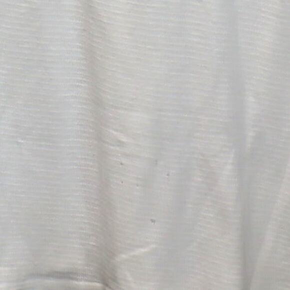 Nightcap Sheer White Ribbed Long Sleeve Top Size 4 Lightweight Tee - FLAWED - Picture 7 of 7